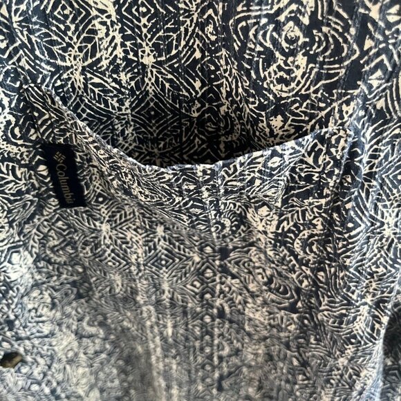 Columbia XCO Shirt Mens Extra Large Black White Authentic Outdoors Loose Fit‎ - Picture 9 of 9